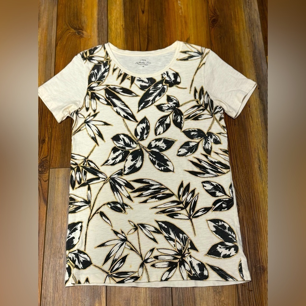 J. Crew Collector tees palms XS